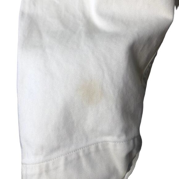 DENIM & Co Jacket Womens Size 2XL Hood Utility Windbreaker Soft Yellow - Picture 5 of 10